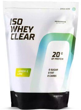 Ізолять сироваткового білка (протеїн) Progress Nutrition Iso Whey Clear 920г 22297 фото