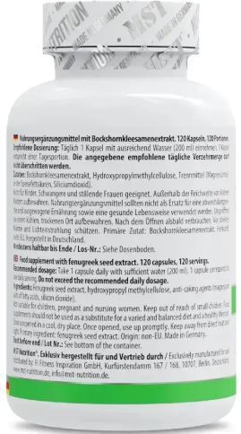 Пажитник с высоким содержанием сапонинов для обмена веществ MST Fenugreek 700 mg 120 капс 3123032651 фото
