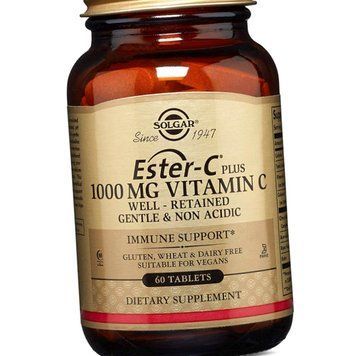 Вітамін С 1000 Solgar Ester-C plus 1000 mg Vitamin C 60 таблеток 19687 фото