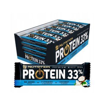 Протеїнові батончики GO ON Nutrition Protein 33% Bar 25x50g Cкокос 2956572241 фото