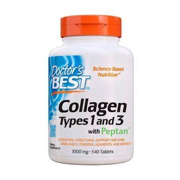 Колаген Doctor's s BEST Collagen Types 1&3 with Peptan 1000 mg 540 таб 10680 фото
