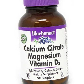 Кальций Магний витамин Д3 Bluebonnet Nutrition Calcium Citrate Magnesium Vitamin D3 90 caplets 19752 фото