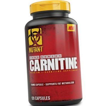 Л-карнітин Mutant Carnitine caps 120 L-carnitine Комплекс для схуднення і зниження ваги 9218 фото