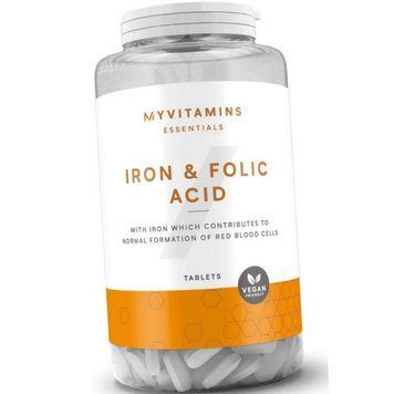 Залізо з фолієвою кислотою MyProtein Iron & Folic Acid 90 таблеток 21364 фото
