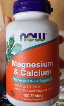 Магний и Кальций NOW Magnesium Calcium 100 таблеток 6309 фото