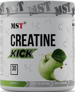 Креатин для спортсменів MST Creatine Kick 300 g зелене яблуко 20228-03 фото