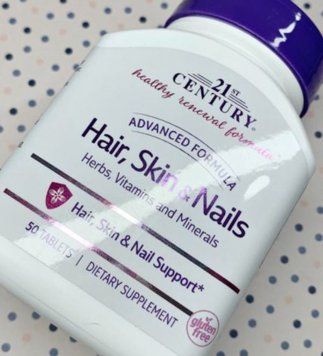 Вітаміни для волосся шкіри та нігтів 21st Century Hair, Skin & Nails 50 таблеток 11230 фото