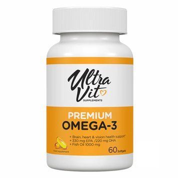 Омега 3 VpLab Omega-3 60 Softgels 2956565833 фото