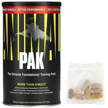 Витамины Universal Animal Pak Improved Formula 44 пакета (новая формула) 22252 фото