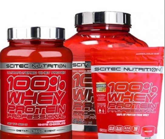 Спортивний сироватковий білок (протеїн) Scitec 100% Whey Protein Professional 2350 г 722 фото