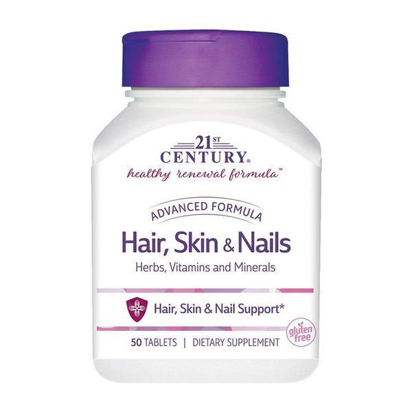 Витамины для волос кожи и ногтей 21st Century Hair, Skin & Nails 50 таблеток 11230 фото