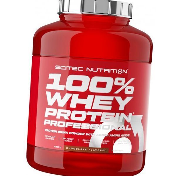 Спортивний сироватковий білок (протеїн) Scitec 100% Whey Protein Professional 2350 г 722 фото