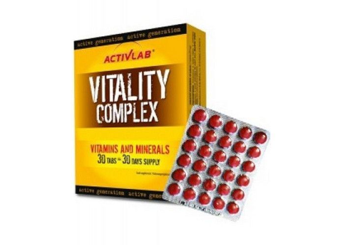 Витамины и минералы Activlab Vitality Complex 60 таб 3342 фото