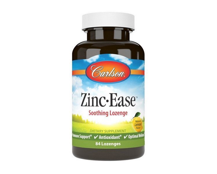 Цитрат цинку Carlson Labs Zinc Ease 84 lozenges 19490 фото