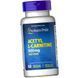 L-карнитин Puritan's Pride Acetyl L-Carnitine 500 mg Free Form 60 капс. 21575 фото 1