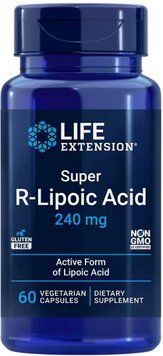 Альфа липоевая кислота Life Extensio Super R-Lipoic Acid 240 mg 60 veg caps 23148 фото