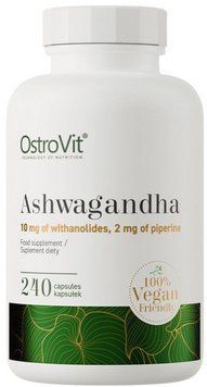 Ашваганда успокоительное OstroVit Ashwagandha 240 капс 23566 фото