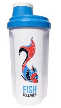 MST Shaker MST Fish Collagen 700 ml white/blue 19638 фото