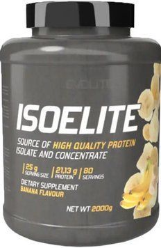 Протеїн для набору ваги Evolite Nutrition Iso Elite 2кг банан 22740 фото