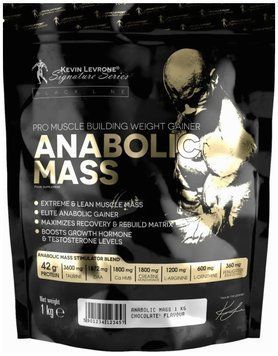 Гейнер Kevin Levrone Anabolic MASS 1 kg клубника 23829-05 фото