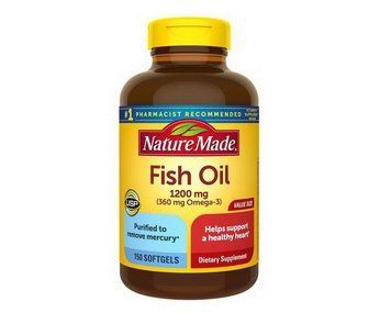 Nature Made Fish Oil 1200 mg 150 softgels 19626 фото
