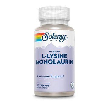 Монолаурин и Лизин Solaray L-Lysine Monolaurin 60 вег капс 22558 фото