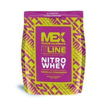 Концентрат сывороточного протеина (белка) MEX Nutrition Nitro Whey 910 г 6969 фото