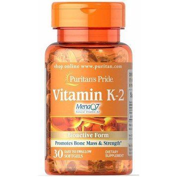 Вітамін К2 Vitamin k-2 (Mena q7) 50 mcg 30 softgels 2956564827 фото