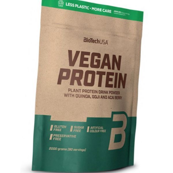 Растительный веганский протеин (белок) BioTech Vegan Protein 2 кг 11792 фото
