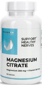 Магний цитрат + В6 Magnesium Citrate + Vitamin B6 90 таб 22430 фото