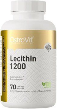 Соевий лецитин OstroVit Lecithin 1200 70 caps 21408 фото
