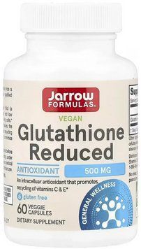 Глутатіон відновлений 500 мг Jarrow Formulas Glutathione Reduced 60 капс 2956576420 фото