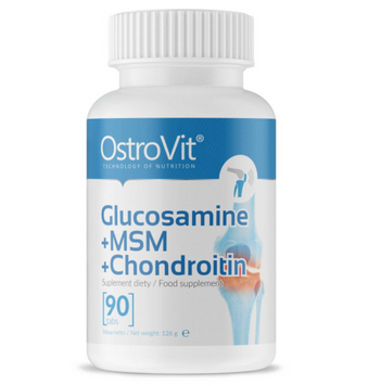 Для суставов и связок OstroVit Glucosamine MSM Chondroitin 90 таб 8878 фото