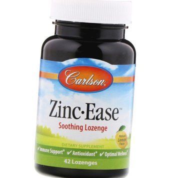 Цинк Carlson Labs Zinc Ease 42 жевательные таблетки 19492 фото