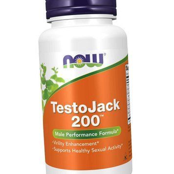 Бустер тестостерону NOW Testo Jack 200 60 капс 9506 фото