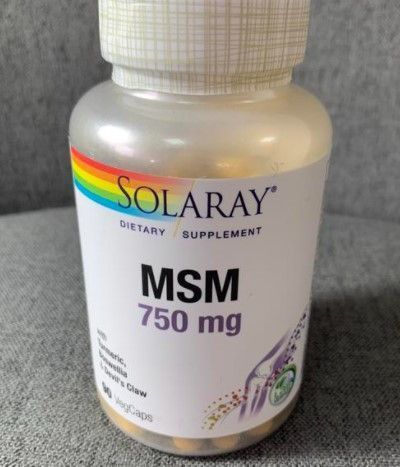 МСМ Solaray MSM 750 mg 90 капсул 20192 фото