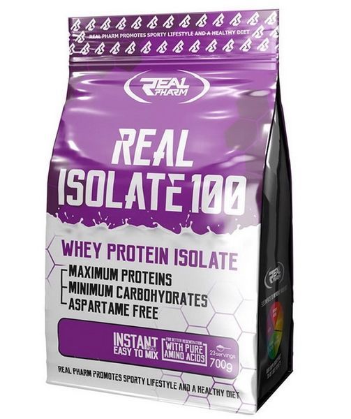 Спортивний сироватковий білок ізолят (протеїн) Real Isolate 100 700 g 19909 фото