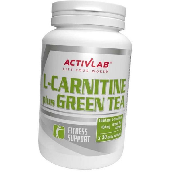 Л-карнитин и Экстракт зеленого чая Activlab L-Carnitine plus Green Tea 30 капсул 20781 фото