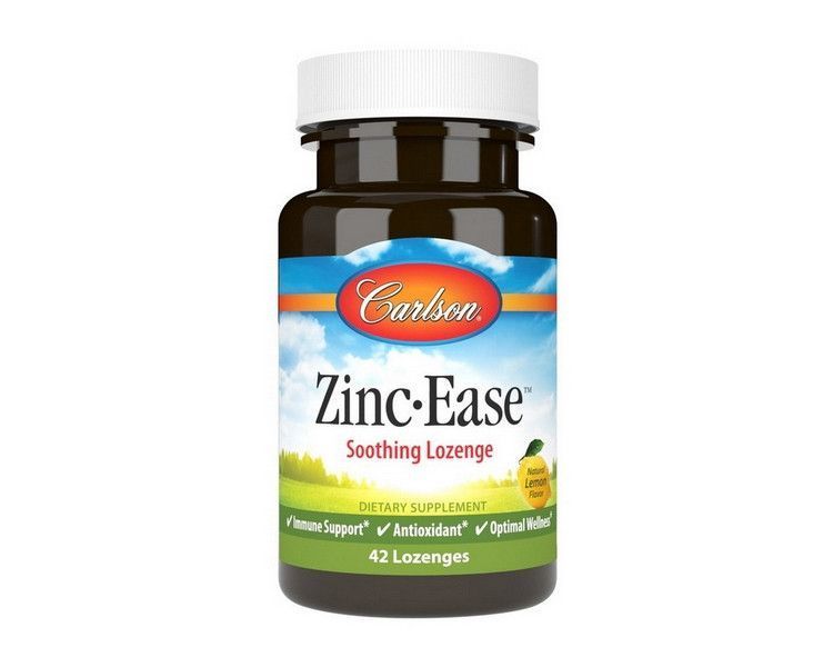 Цинк Carlson Labs Zinc Ease 42 жевательные таблетки 19492 фото