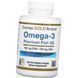Жирні кислоти Омега 3 California Gold Nutrition Omega-3 Premium Fish Oil 100 капсул рибних 18848 фото 6