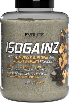Гейнер Evolite Nutrition Iso Gainz 4кг шоколадно-арахисовая паста 22172-05 фото