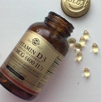Вітамін Д 400 Solgar Vitamin D3 400 250 IU капсул Холекальциферол 18417 фото