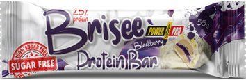 Протеїновий батончик без цукру із чорною смородиною Power Pro Brisee Protein Bar 25% Sugar Free Blackberry 55 g 3008632014 фото