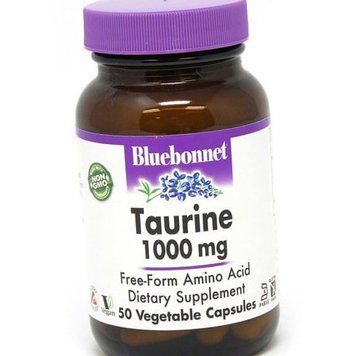 Таурин Bluebonnet Nutrition Taurine 1000 mg 50 капсул 19740 фото
