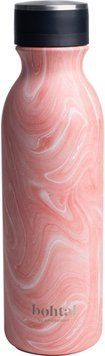 Термос для воды металлический Bohtal Insulated Flask Pink Marble 600 мл розовая 21455 фото