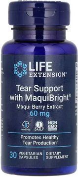 Экстракт маки для поддержки зрения Tear Support with MaquiBright 60 mg 30 vcaps 2956571568 фото