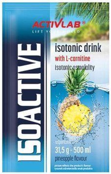 Ізотонік з електролітами та вітамінами для тренувань Activlab Isoactive Isotonic Drink 31,5 гр ананас 3197439871 фото