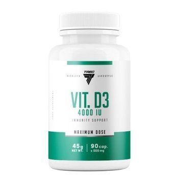 Вітамін Д TREC nutrition Vit.D3 4000 90 капсул 22606 фото