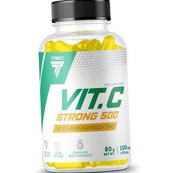 Витамин С TREC nutrition Vit.C Strong 500 100 таблеток 18510 фото