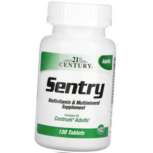 Витамины и минералы 21st Century Sentry Multivitamin Multimineral Supplement 130 таб 11343 фото